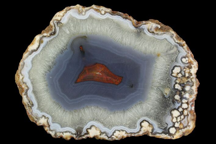 Stunning Agate Nodule (Highly Fluorescent) - Cubuk, Turkey #130528